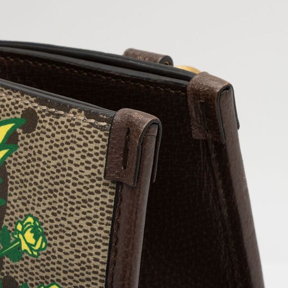 Gucci Jumbo GG Supreme Dollar Pineapple Medium Tote - Picture 15 of 16